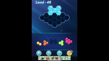 Block! Hexa - Tutorial Novice Level 48