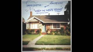 David Guetta & Kim Petras - When We Were Young (WOLFBUI Remix)