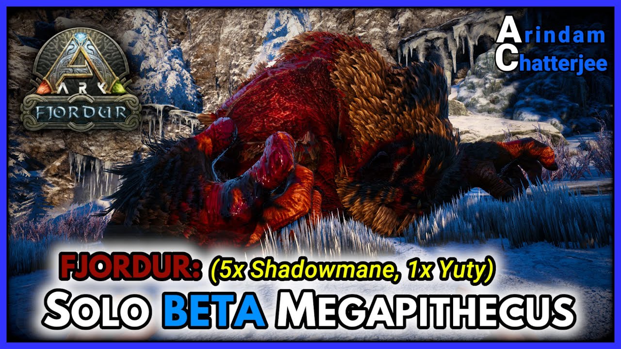 ARK Fjordur SOLO BETA MEGAPITHECUS vs 5x Shadowmane - S2E315 - YouTube