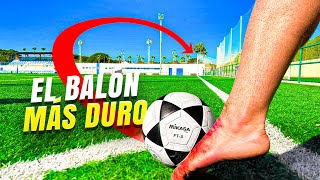 🦶🏻 GOL OLÍMPICO DESCALZOS vs EL BALÓN MÁS DURO! ⚽ Retos de Fútbol