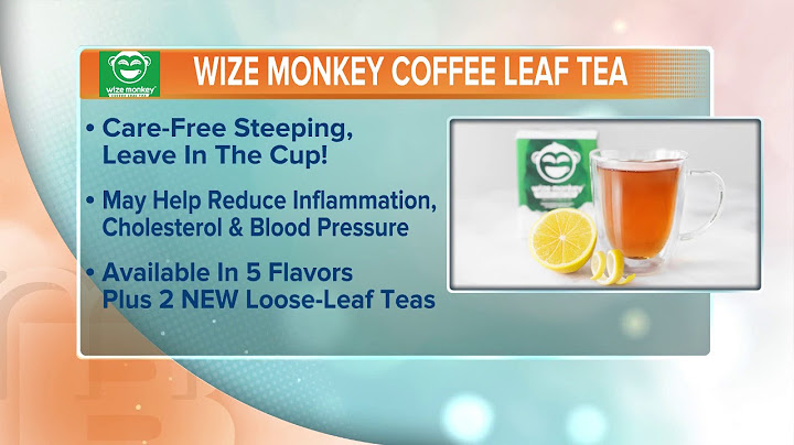 Wize monkey coffee leaf tea review