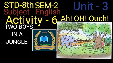 STD-8th/SEM-2/SUBJECT-ENGLISH/UNIT-3/AH!OH!OUCH!/ACTIVITY-6/TWO BOYS IN A JUNGLE/EnglishtoHinditran.
