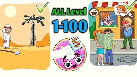 DOP 5: Delete One Part - New Game All Levels 1 - 100 -Android Gameplay Walkthrough