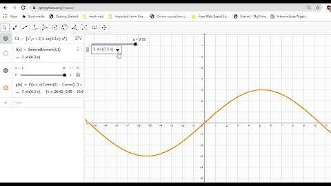 DropDown in #GeoGebraTutorial. Select the function to plot from a list. ExploreMoreWith#EdTechSingh