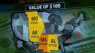 How much is $100 worth in your state?