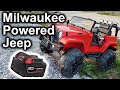 Milwaukee M18 Kids 12V Jeep Battery Upgrade