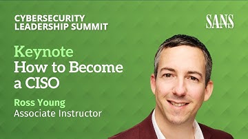 Keynote | How to Become a CISO