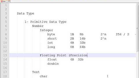 Java in Farsi Lesson 3 Data types and Variables.
