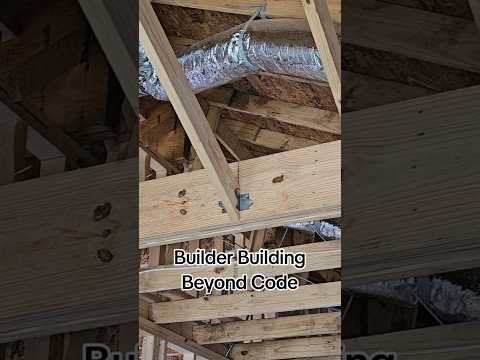 Builder Building Beyond Code #thataintright #newconstruction #homeinspections