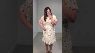 Piper & Scoot: The Epic Floral Empire Dress in Dandelion