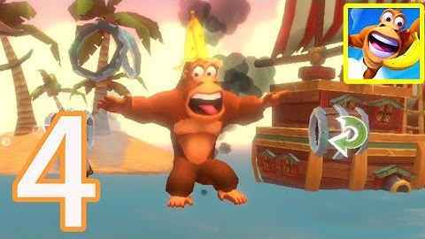 Banana Kong Blast Gameplay Walkthrough Part 4 (iOS, Android)