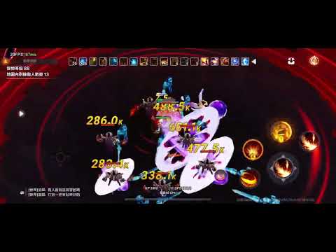 火炬之光S2月女戳戳-T8萬界原地壓力測試