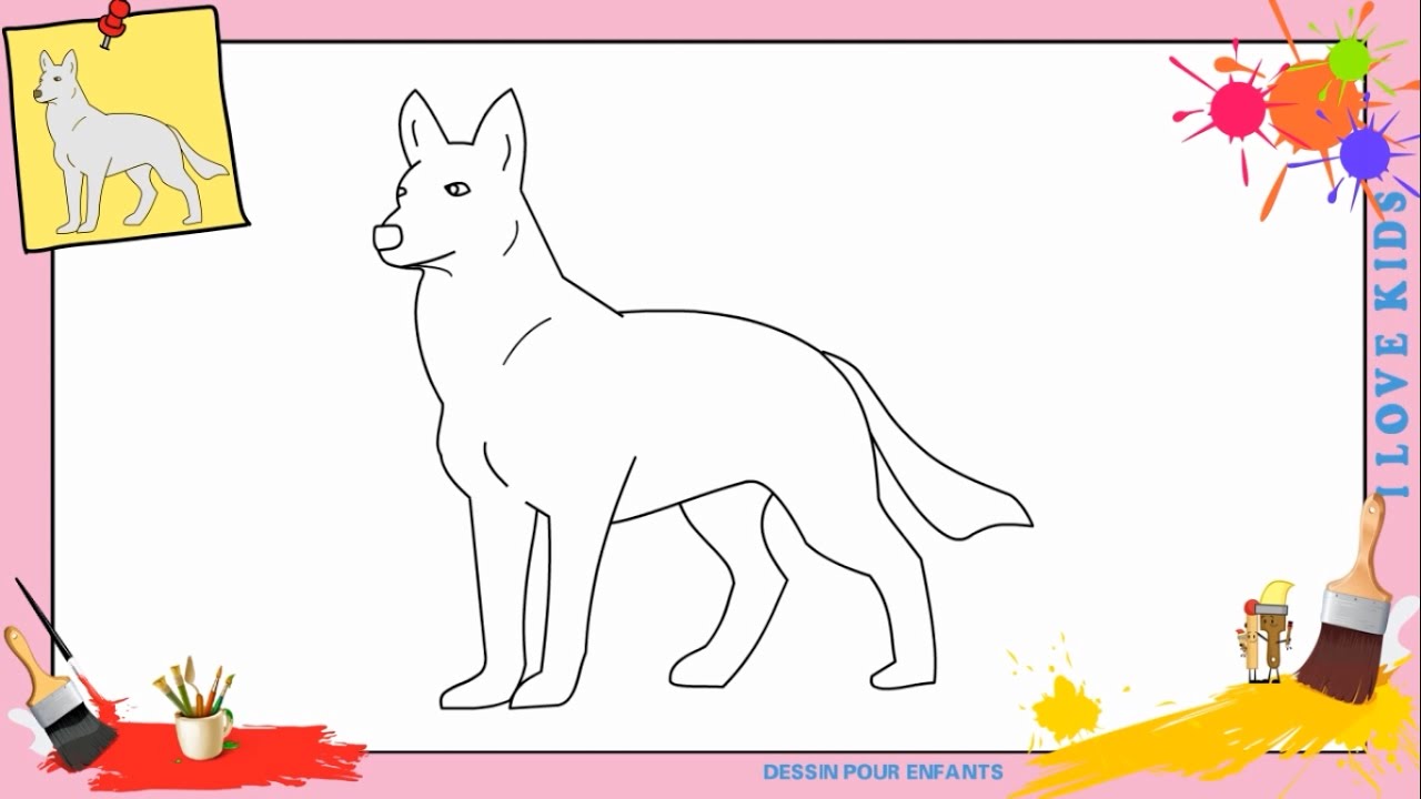 Comment Dessiner Un Loup Facilement Dessin Facile A Faire Dessin De ...