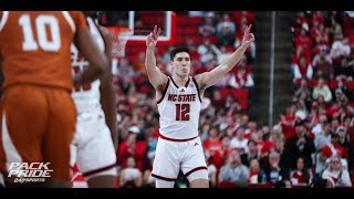 NC State guard Michael O’Connell discusses loss to Texas, off night in home return