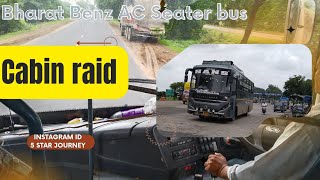 Cabin raid // Indore to Bhopal // Bharat Benz AC Seater bus// screenshot 5