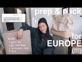 The ultimate travel prep  pack vlog for 2 weeks in europe