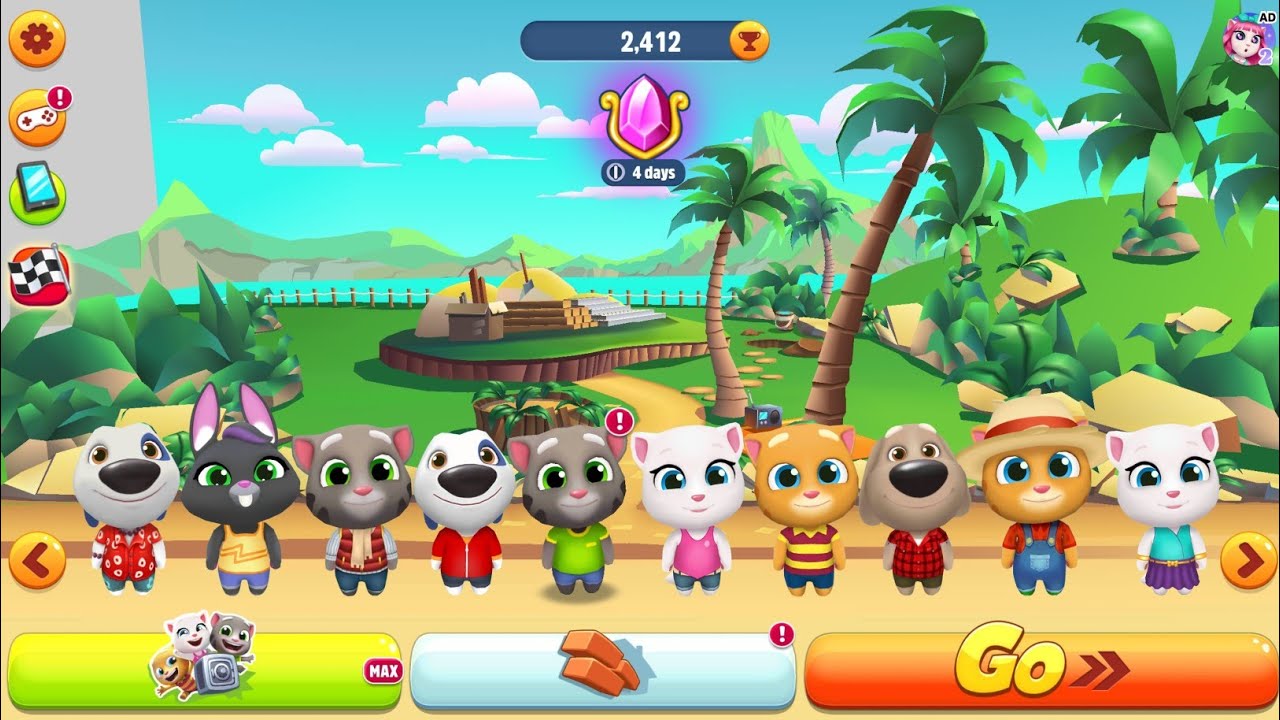 Talking Tom Gold Run All Characters Unlocked & Full Upgraded All Worlds New Update Android Gameplay