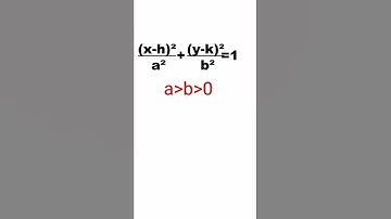Ellipse with Center Not at the Origin
