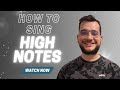Can You Learn How To Sing High Notes? YES! And Here's How...