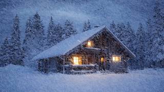 Winter Storm, Snow Ambience & Constant Wind Sound | Sounds of North Blizzard for Sleep