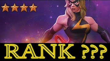 MARVEL: Contest of Champions - WHERE DID WE RANK PATH TO 4 STAR MS MARVEL (iOS/Android)