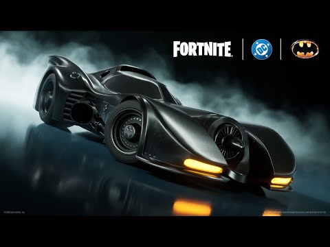 kein Name: Batmobile (1989) rast in Fortnite