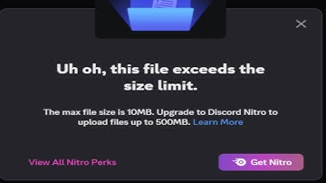 Discord Dev: How to bypass discord 10 mb upload