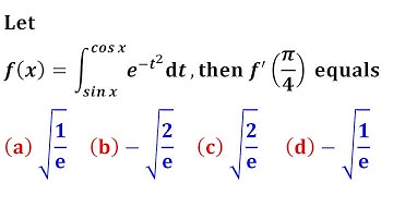 leibnitz rule of differentiation under integral IIT Jam 2006 real analysis Mathematics bhu du gate