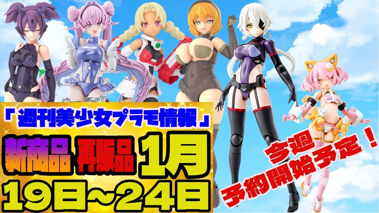 美少女プラモデル19点セット Weekly Bishoujo Plastic Model Information