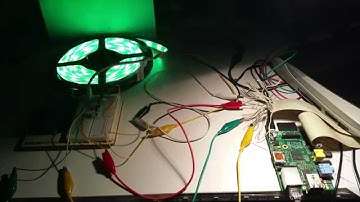 Raspberry PI + LED strip = Visual Spectrum Analyzer