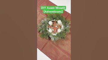 DIY Christmas Wreath (Adventkranz) #christmas #xmas #adventkranz #christmaswreath