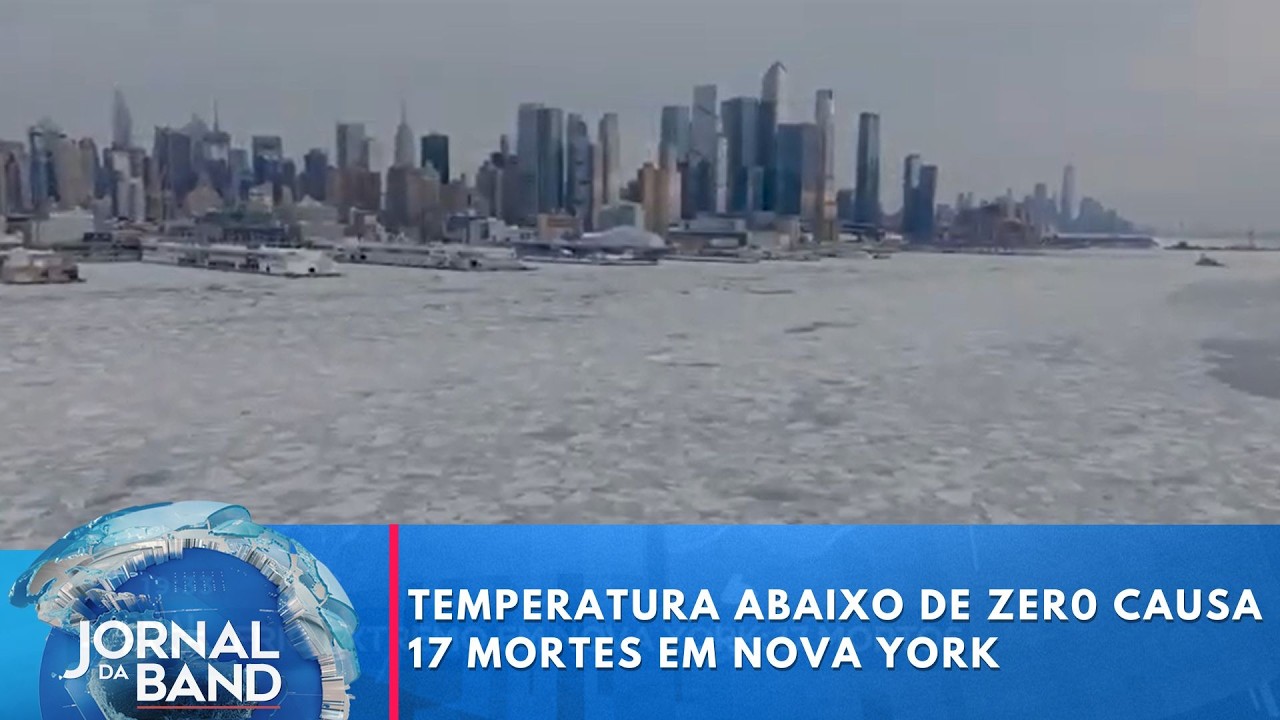 Frio extremo em Nova York deixa 17 mortos | Jornal da Band