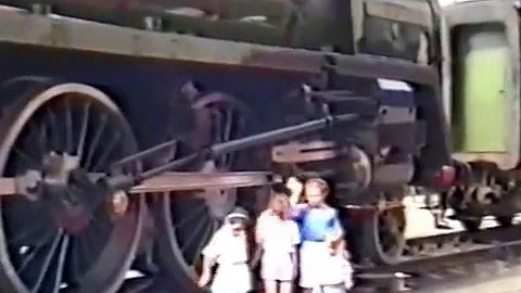 Flying Scotsman with Driver Elliston and Fireman W...