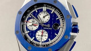 Audemars Piguet Royal Oak Offshore Chronograph -44mm Blue Dial AP ROO Review | 26400SO.OO.A335CA.01