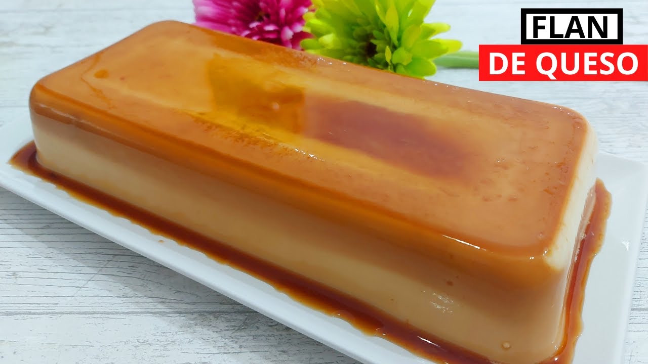 Sencillo FLAN DE QUESO en Monsieur Cuisine y Thermomix