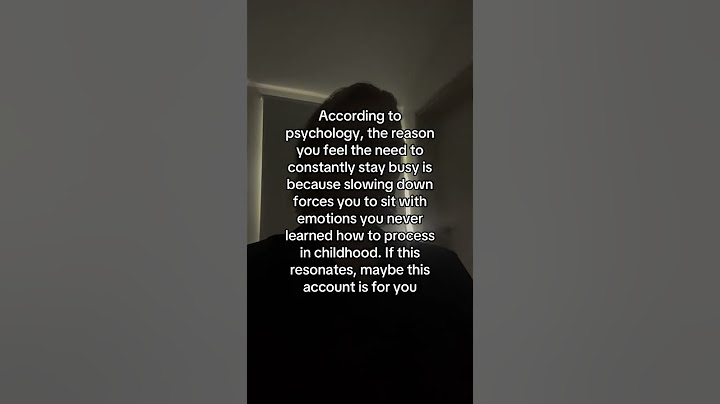 Who relates to this?