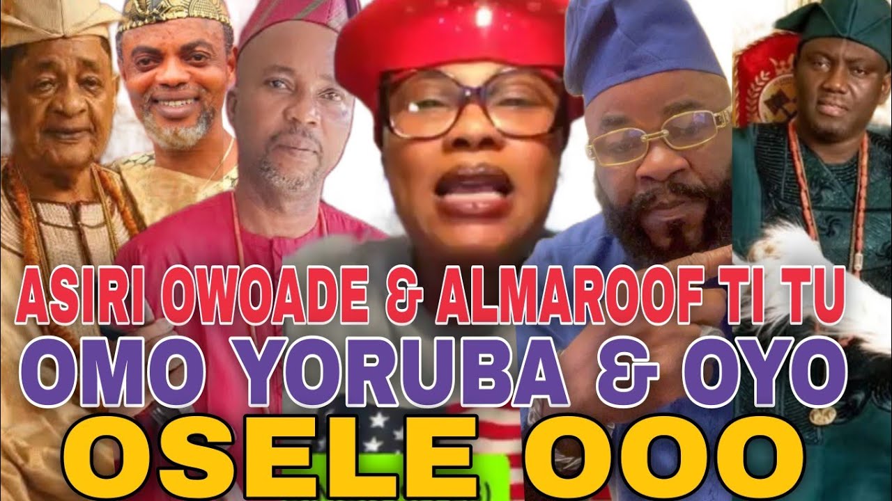 HA!! EYIN OMO YORUBA ASIRI KABIESI OWOADE ATI ALMAROOF TI TU OO HUN TI WOM NI PAPO PELU AMERIKA