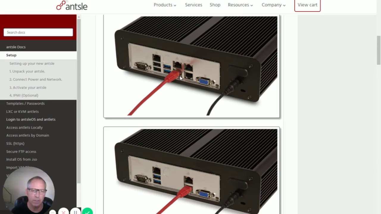 antsle FAQ #1: Setup and basic connections - YouTube