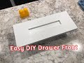 Easy Tutorial DIY Shaker Style Drawer Front Face | Kitchen Renovate | DIY Home Projects