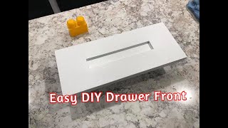 Easy Tutorial DIY Shaker Style Drawer Front Face | Kitchen Renovate | DIY Home Projects