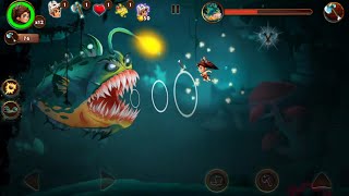 Jungle Adventures 3 - Gameplay Android - Level 3-4 Anglerfish Boss screenshot 5