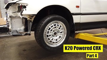 Rywire K20 Powered CRX Build Ep4, Insane shafts Install!