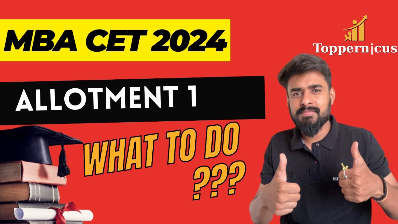 MBA CET 2024 Allotment | Freeze or Betterment Option