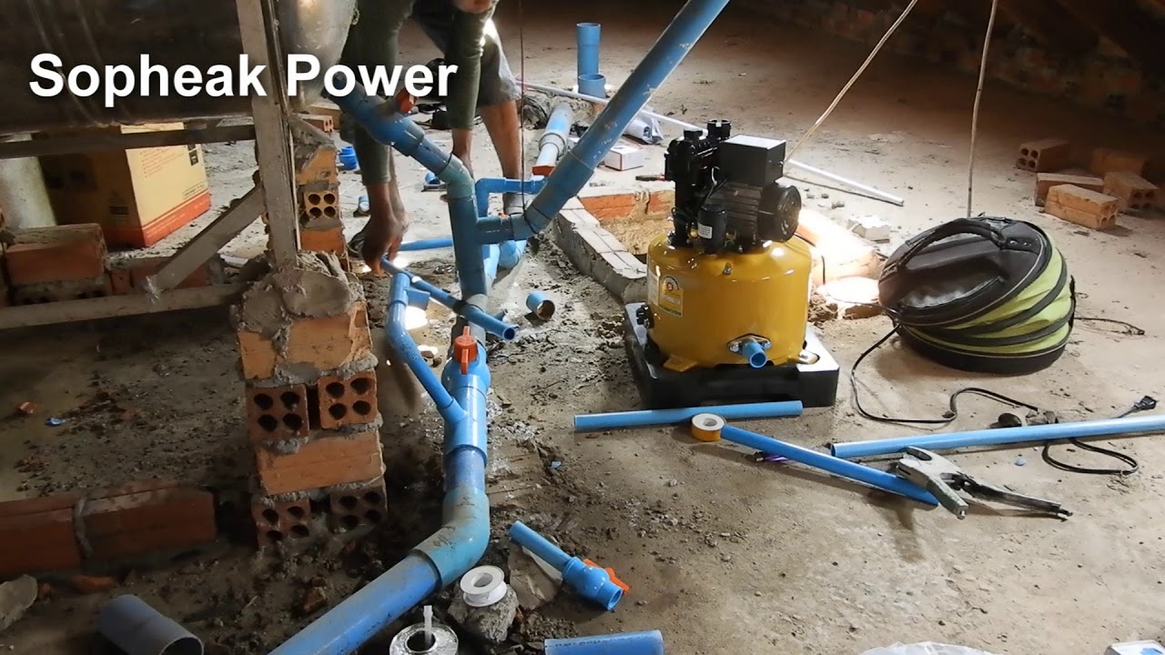 MITSUBISHI AUTOMATIC WATER PUMP MODEL WP 105Q5 install p YouTube