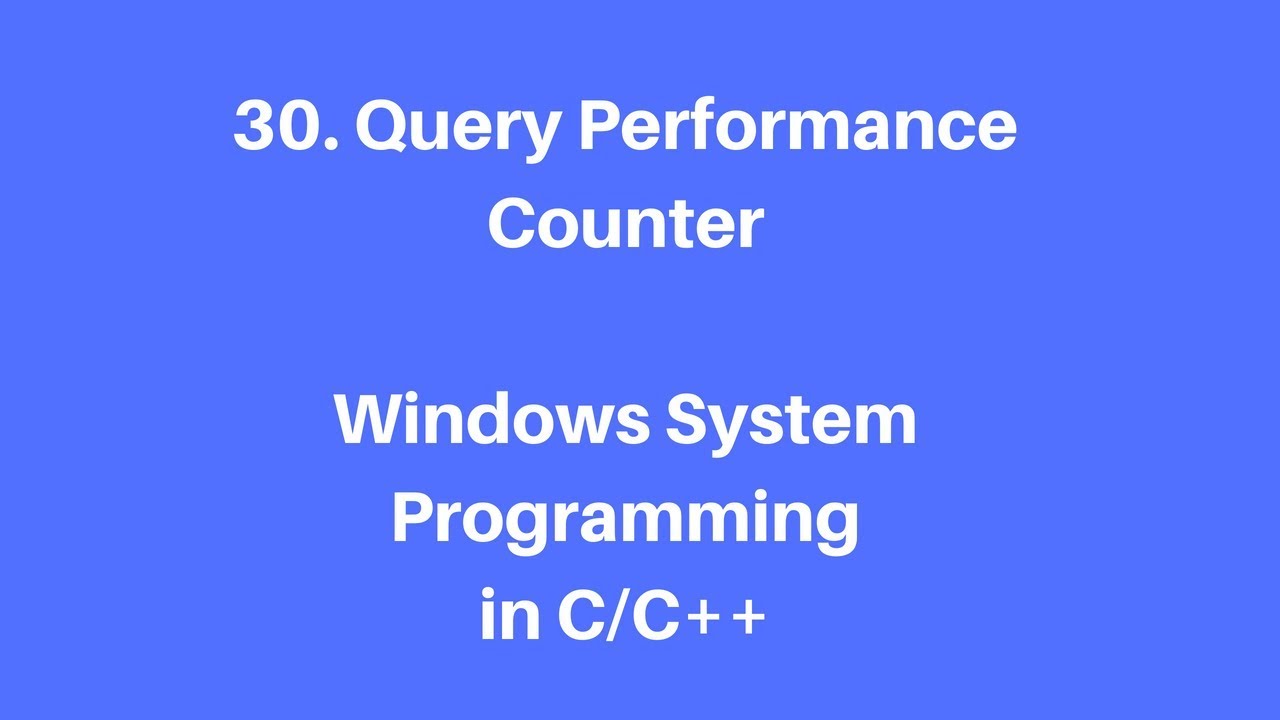 Queryperformancecounter Frequency