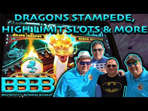 DRAGONS STAMPEDE, HIGH LIMIT SLOTS & MORE FROM THE MIRAGE LAS VEGAS