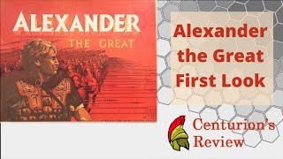 Avalon Hill Alexander The Great First Look