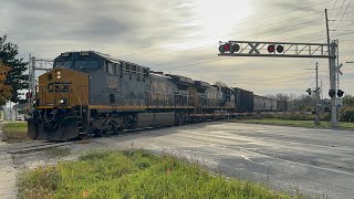 CSX 7335 w/K5LA Horn Leads Re-Routed X429-10 & Quiet Mid DPU | 10/12/26
