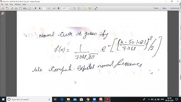 SAITM B Tech Applied Sem 2/EE 4TH Sem Probability & Statistics Unit No 4 Lecture No. 13