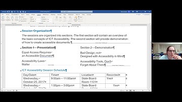 Making Microsoft Word and Google Documents Accessible for screen reader users | Tuesday Tea